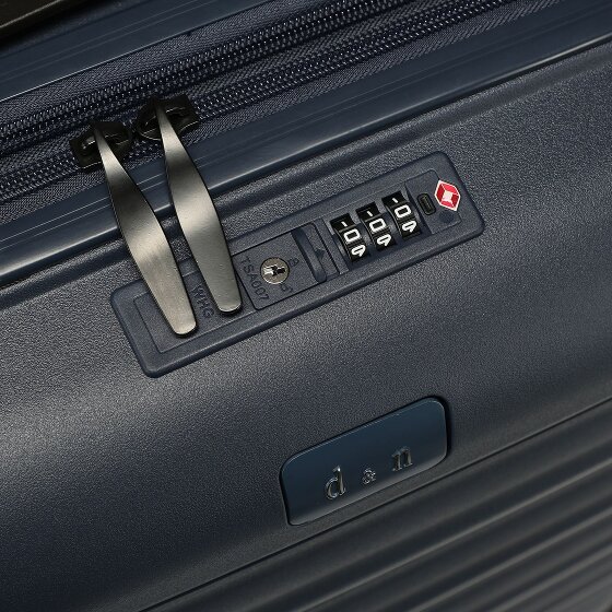 d&n Travel Line 4700 4 wheels Cabin trolley 55 cm with expansion pleat