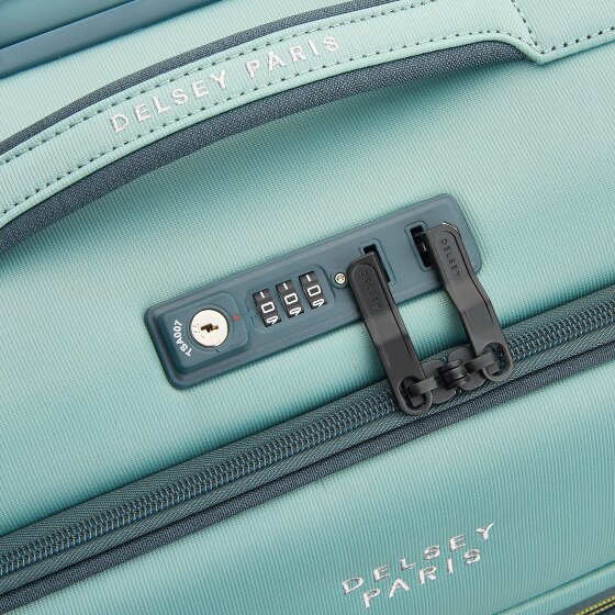 Delsey Paris Brochant 3 4 wheels Cabin trolley 55 cm