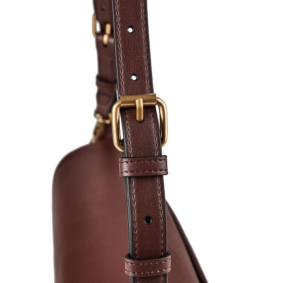 PINKO Click Soft Classic Shoulder Bag Genuine Leather 32 cm