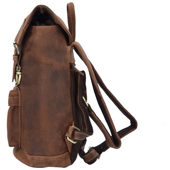 Greenburry Vintage backpack leather 42 cm laptop compartment