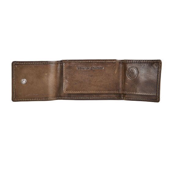 Greenburry Newport Wallet RFID protection Genuine Leather 8.5 cm