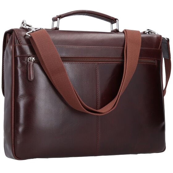 Bugatti Romano Briefcase Genuine Leather 40 cm Laptop compartment