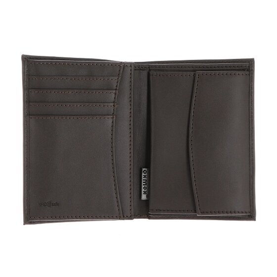 oxmox Leather Wallet RFID protection Genuine Leather 10 cm