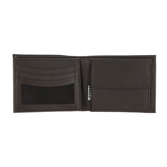oxmox Leather Wallet RFID protection Genuine Leather 10 cm