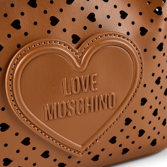 Love Moschino Basket Laminated Shoulder Bag 22 cm