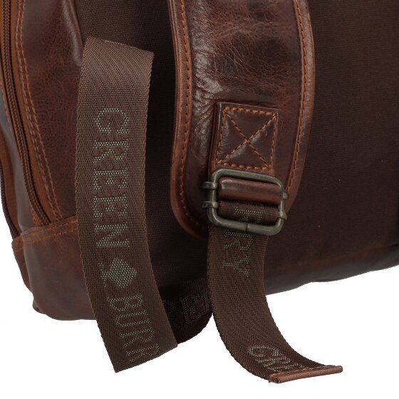 Greenburry Rugged Business backpack Leather 39 cm Laptop compartment