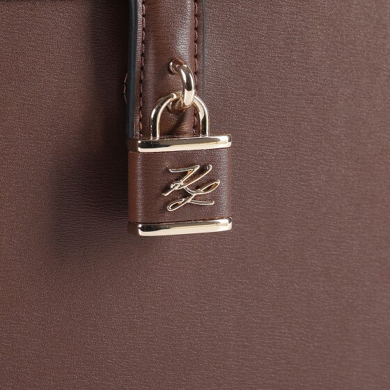 Karl Lagerfeld Autograph Mini Bag Handbag Genuine Leather 17.5 cm