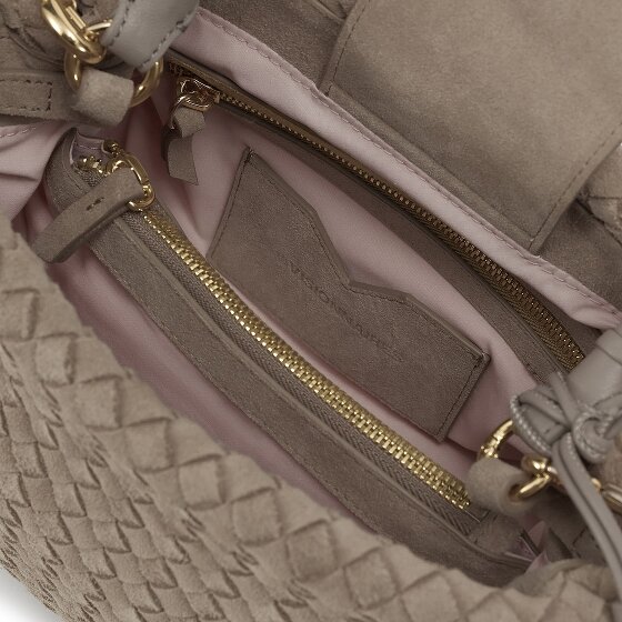 LES VISIONNAIRES Issac Weave Handbag Leather 31 cm