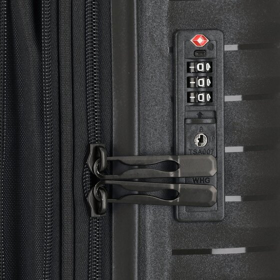 d&n Travel Line 4500 4 wheels Cabin suitcase S 55 cm Expandable