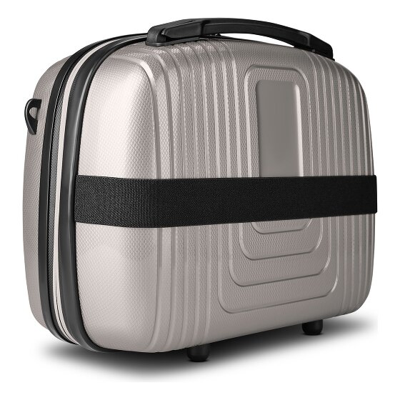 Redolz Essentials 14 4-wheel suitcase set + beauty case 4 pcs. with stretch fold