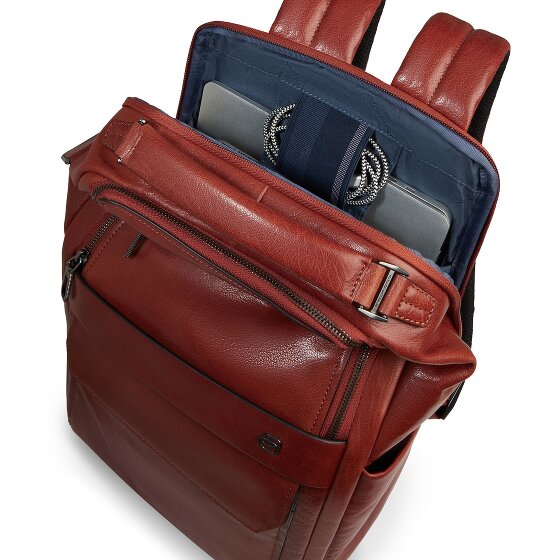 Piquadro Solm Daypack Leather 39 cm Laptop compartment
