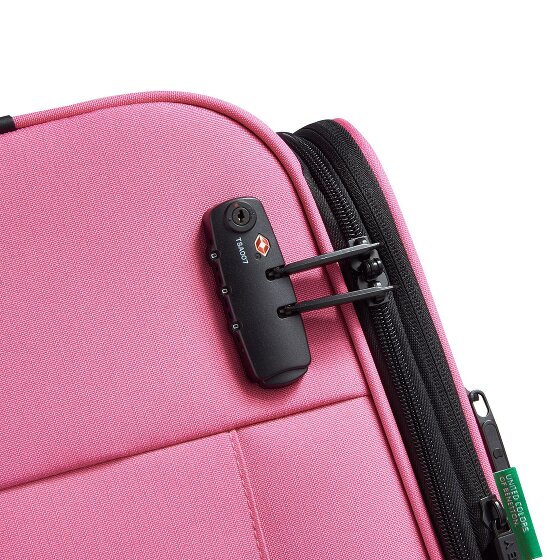 Delsey Paris x United Colors of Benetton BE 4-wheeled cabin trolley 55 cm with stretch fold