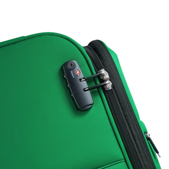 Delsey Paris x United Colors of Benetton Color Block 4-wheeled trolley 77cm with expansion fold