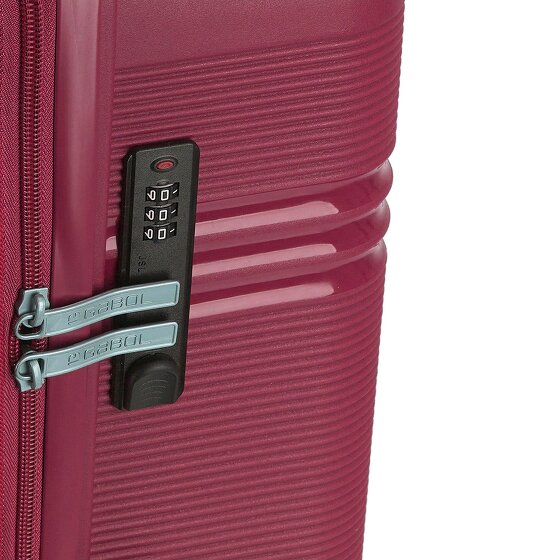 Gabol Saori 4 wheels Suitcase set 3-piece with expansion pleat