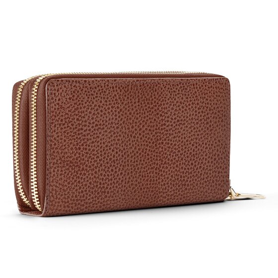 Lazarotti Bologna Leather XL Double Zip-Around Wallet, RFID-Protected, 20 cm