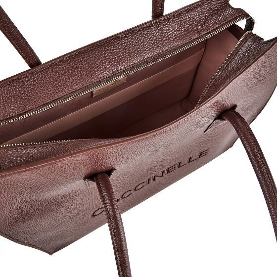 Coccinelle Myrtha Shoulder Bag Genuine Leather 40 cm Laptop compartment