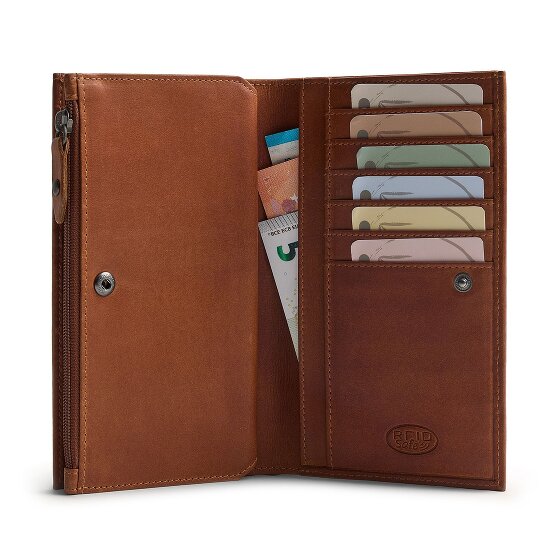The Chesterfield Brand Seline Wallet RFID protection Genuine Leather 16 cm