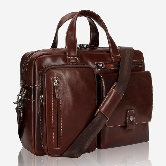 Jekyll & Hide Oxford Briefcase Leather 38 cm Laptop compartment