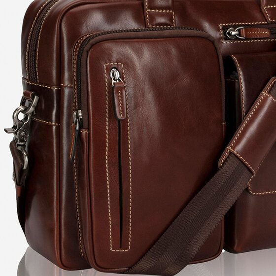 Jekyll & Hide Oxford Briefcase Leather 38 cm Laptop compartment