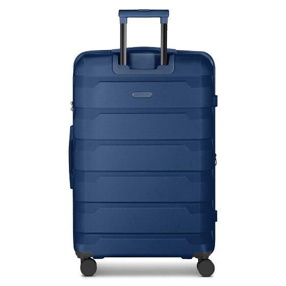 d&n South Dakota 4 wheels Trolley L 76 cm with expansion pleat