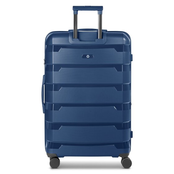 d&n South Dakota 4 wheels Trolley L 76 cm with expansion pleat