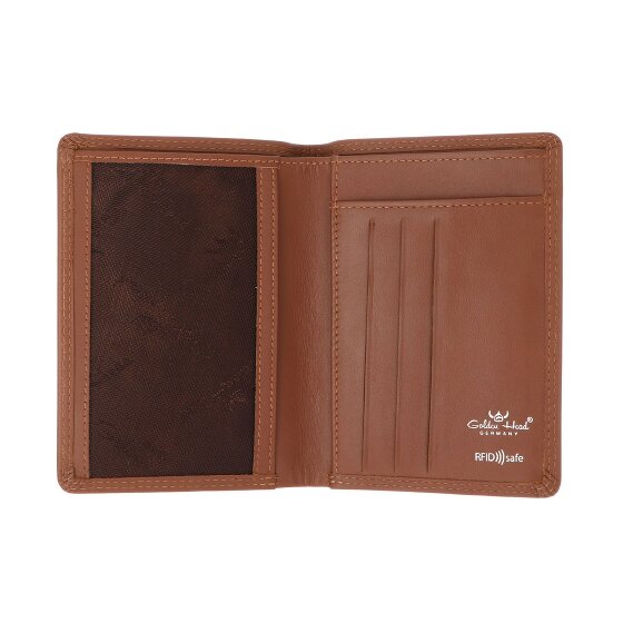 Golden Head Polo ID card case RFID leather 9 cm