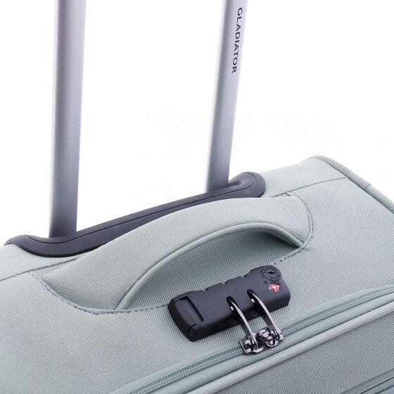 Gladiator 3700 4 wheels Cabin suitcase 55 cm Expandable