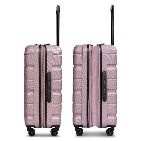 Franky Munich 4.0 4-wheel suitcase set 3-piece with stretch fold