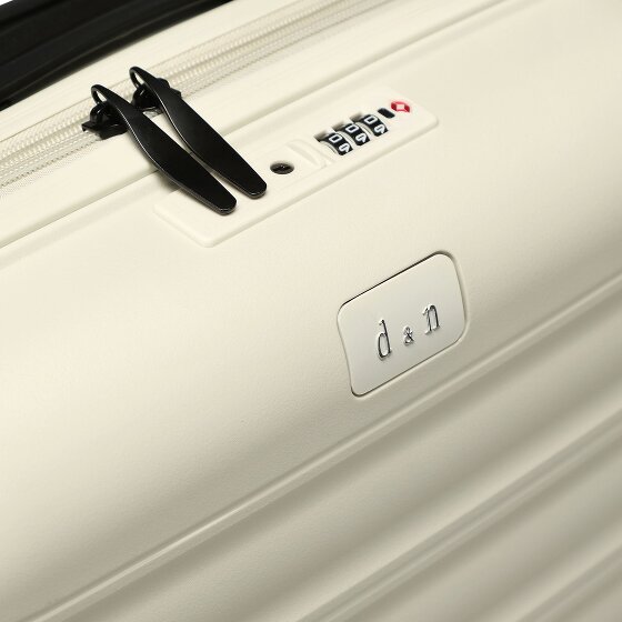 d&n Travel Line 4700 4 wheels Cabin trolley 55 cm with expansion pleat