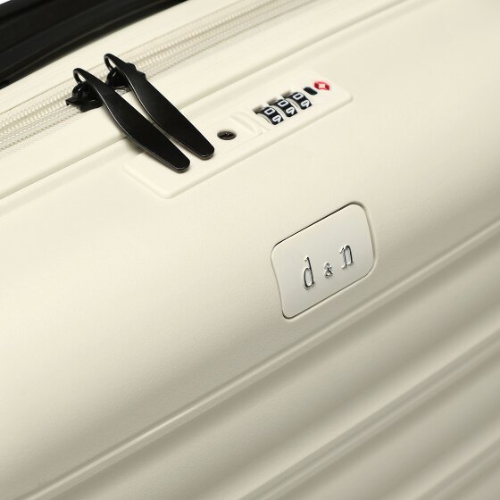 d&n Travel Line 4700 4 wheels Cabin trolley 55 cm with expansion pleat