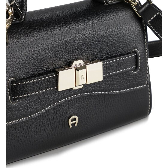 Aigner Farah Handbag Genuine Leather 18.5 cm