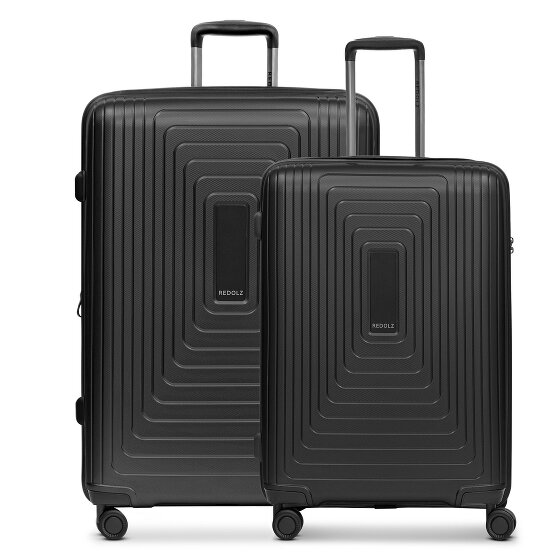 Redolz Essentials 14 4 wheels Suitcase set 2-piece with expansion pleat