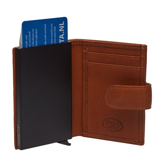 The Chesterfield Brand Leipzig Credit card case RFID protection Leather 7.5 cm
