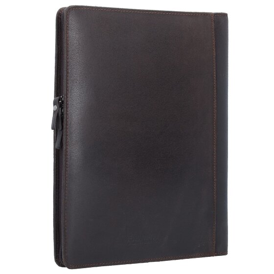 Leonhard Heyden Dakota writing case leather 32 cm laptop compartment