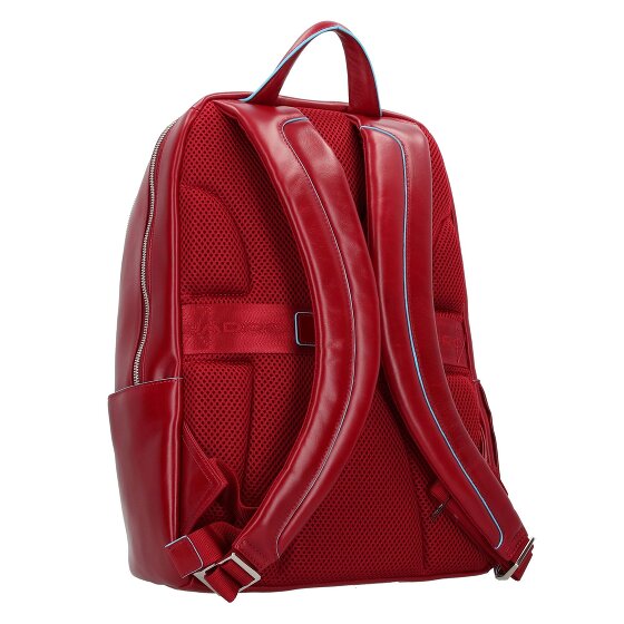 Piquadro Blue Square backpack leather 39 cm laptop compartment