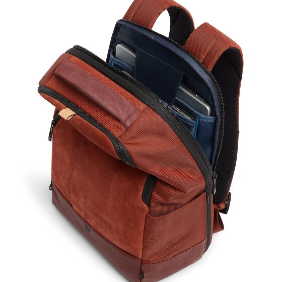 Piquadro Sync Daypack RFID protection Genuine Leather 47 cm Laptop compartment
