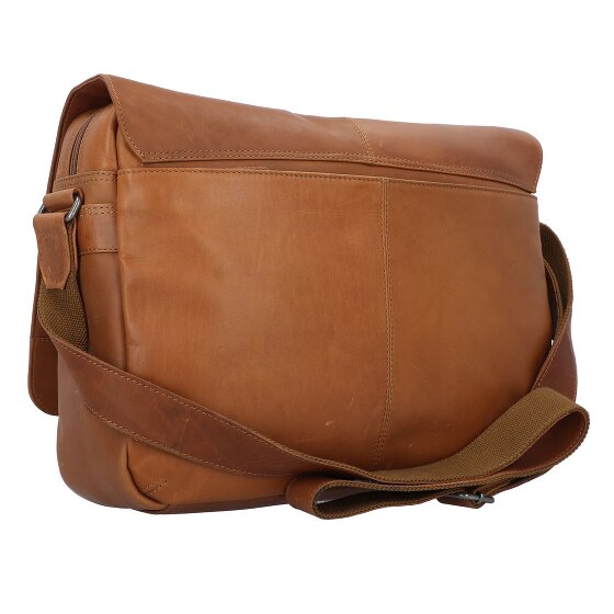 The Chesterfield Brand Wax Pull Up Messenger Leather 40 cm Laptop compartment