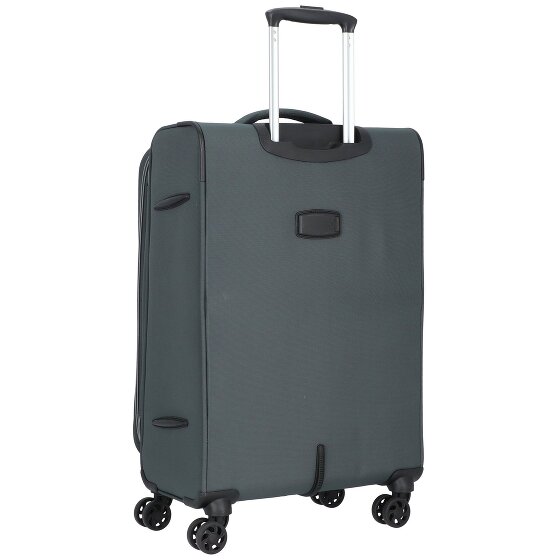 d&n Travel Line 9204 4 wheels Suitcase set 3-piece with expansion pleat