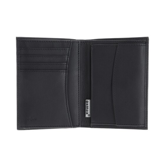 oxmox Leather Wallet RFID protection Genuine Leather 13 cm
