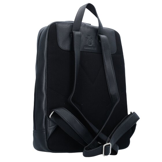 Leonhard Heyden Berlin backpack leather 42 cm laptop compartment