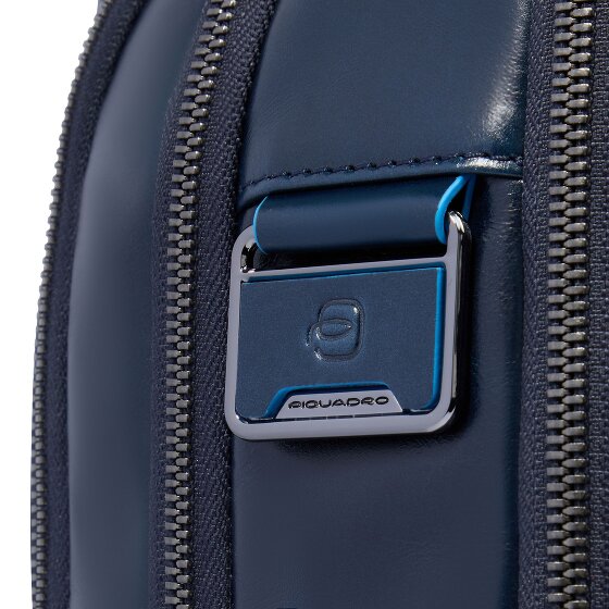 Piquadro Blue Square Daypack Leather 42 cm Laptop compartment