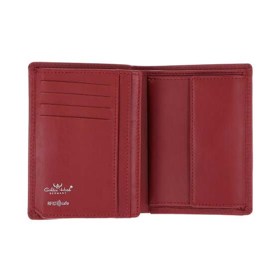 Golden Head Polo Wallet RFID protection Genuine Leather 9 cm