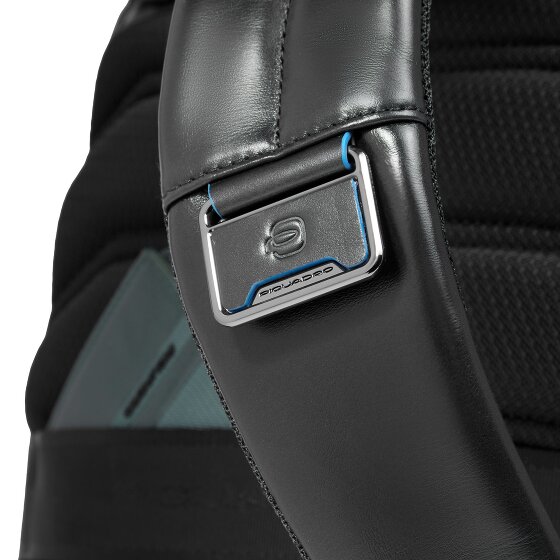Piquadro Blue Square Daypack RFID protection Leather 37 cm Laptop compartment