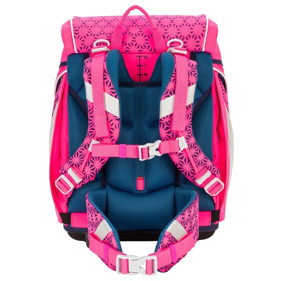 Scout Alpha Neon Safety School bag set 4-piece