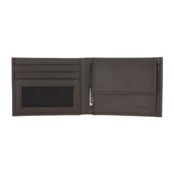 oxmox Leather Wallet RFID protection Genuine Leather 11 cm
