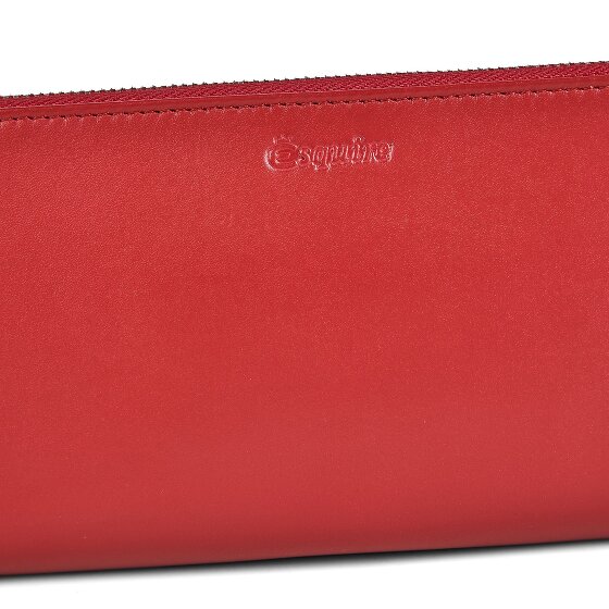 Esquire Silk Wallet Genuine Leather 19 cm