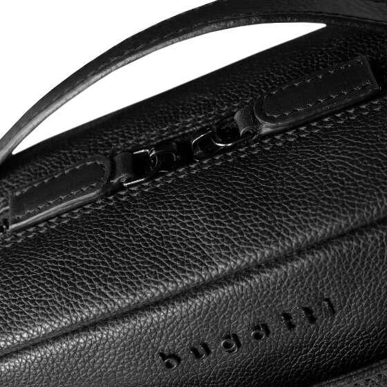 Bugatti Black Toilet bag Leather 21 cm