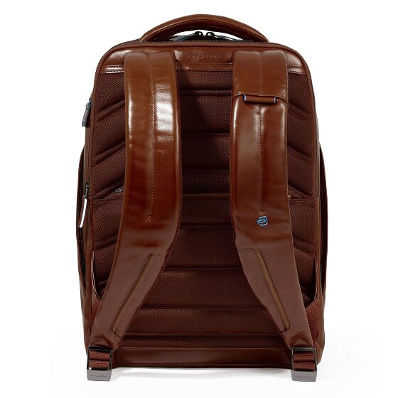 Piquadro Blue Square Business backpack Leather 42 cm Laptop compartment
