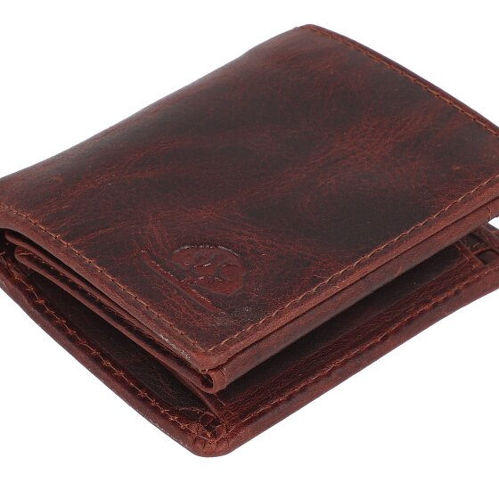 Greenburry Rugged Wallet RFID protection Leather 8.5 cm