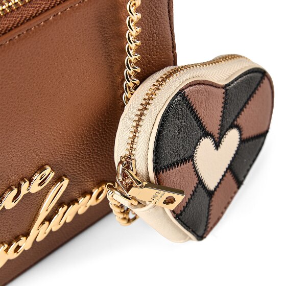 Love Moschino Heart Charm Shoulder bag Genuine Leather 20 cm